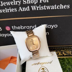 Zaya rose gold wristwatch