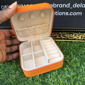 Raya mini orange jewelry box