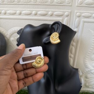 Seychelles gold earrings