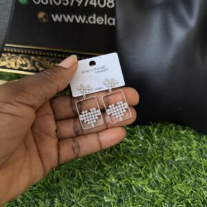 Asha silver earrings