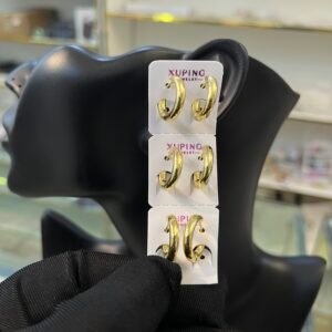 Gold Huggies hoops