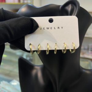 Dainty Gold Hoops Set
