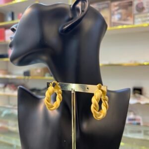 Matte Chunky Rope Hoops