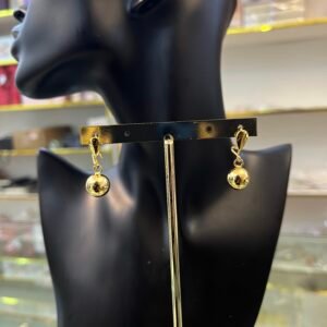 Gold Bobble Dangles