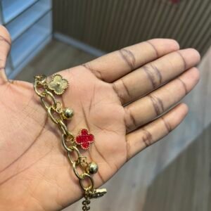 Dangling Vca Gold Bracelet