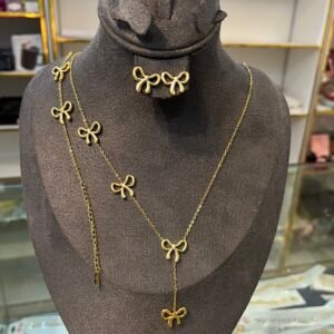 Cute Bow Jewelry set