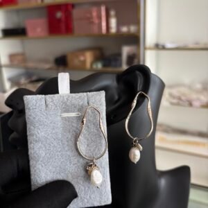 Silver Pearl Dangles