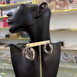 Zara Silver Hoops