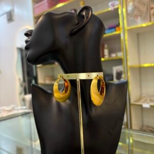 Gold Sol Hoops