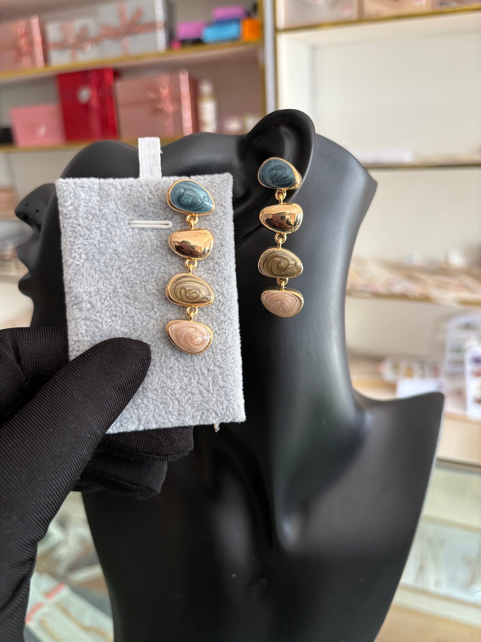 Pastel Pebble Dangles