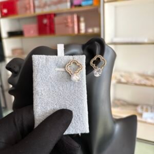 Glitzy Clover Dangles