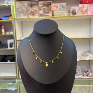 Gold Leaf Charm Necklace