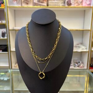 Layered Ring Necklace