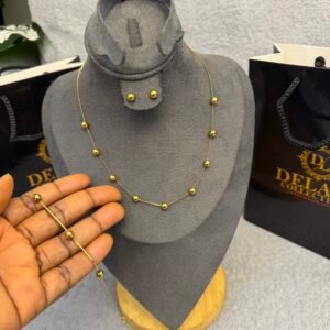 Freeda ball gold jewelry set