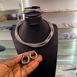 Anita silver jewelry set
