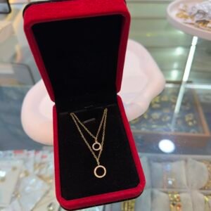 Lila gold layered jewelry set