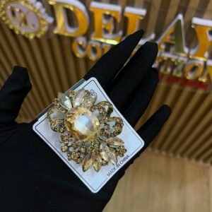 Crystal Brooch