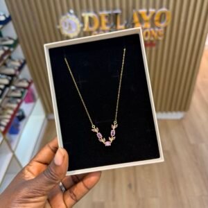 Elle pink necklace