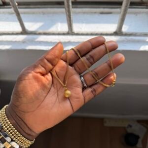 Ball gold replica necklace