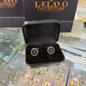 Ezra black cufflinks