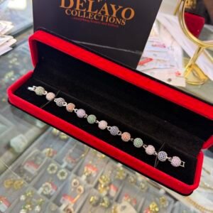 Mari silver colored bracelet