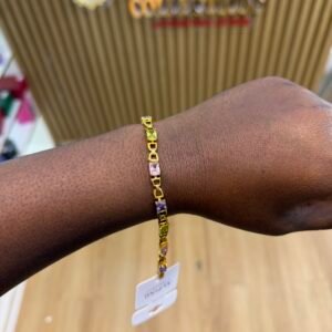 Lari gold multicolored bracelet