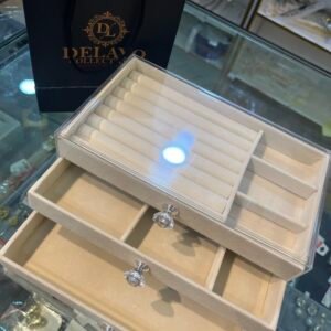 Beige Layered jewelry box