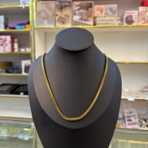 Gold Braid Link Chain