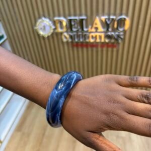 Lisa Blue Marble Bangle