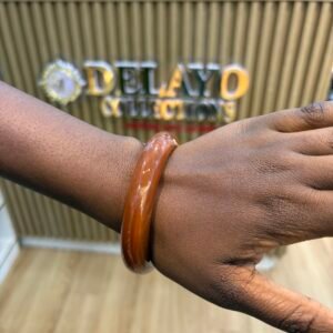 Lisa Caramel Marble Bangle