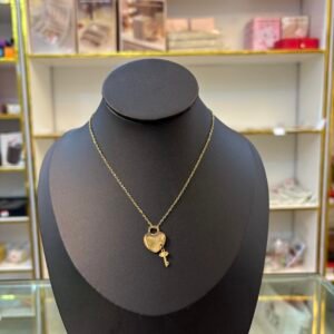 Lockette Gold Heart Necklace