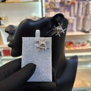 Sochi Silver Studs