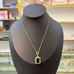 Beatrice Emerald Necklace