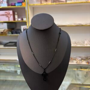 Black Cross Necklace