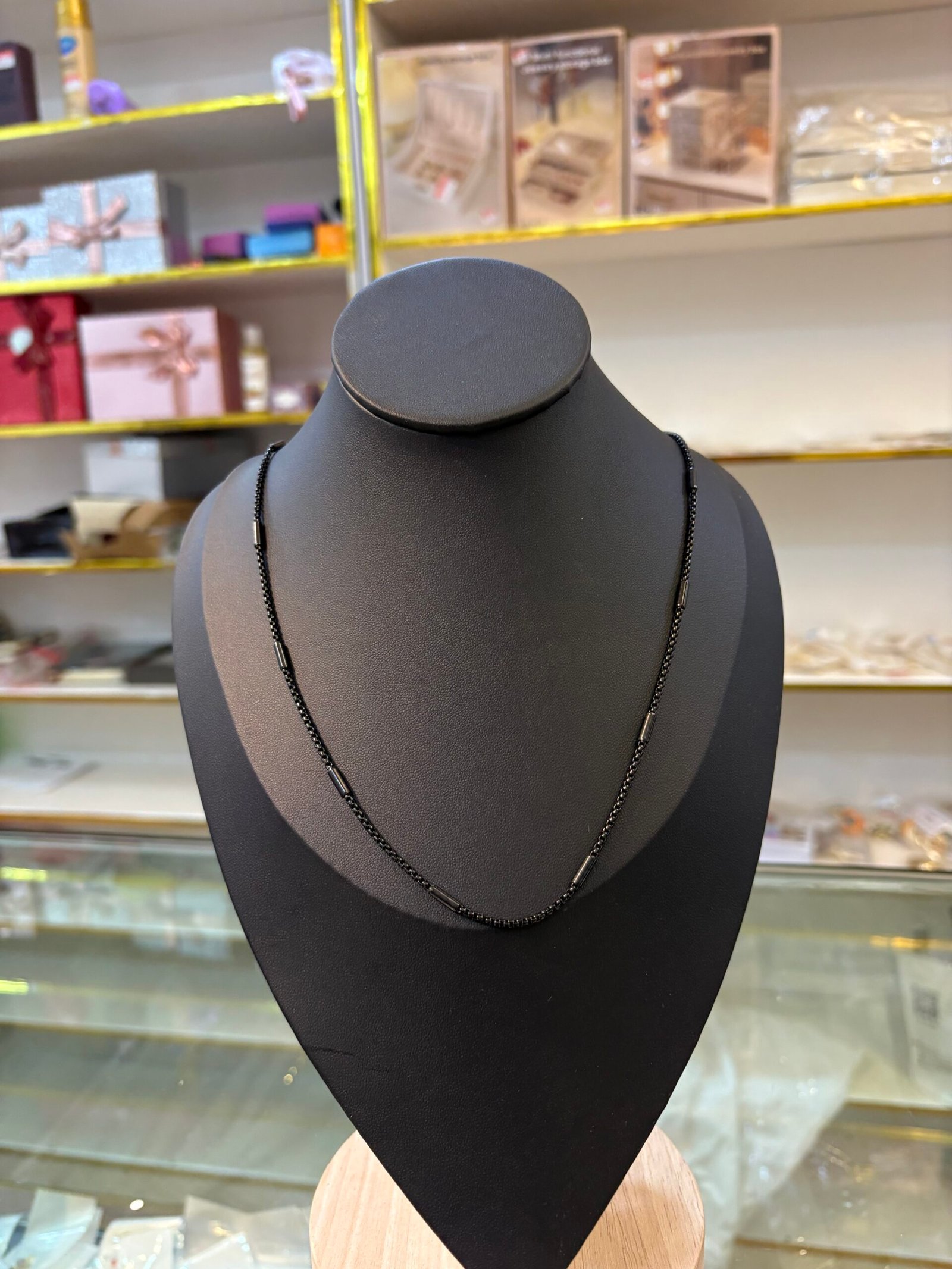 Matte Black Necklace