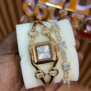 Megan Gold wristwatch set