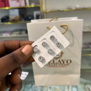 Crown Silver Studs