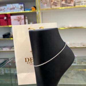 Clara Silver Anklet