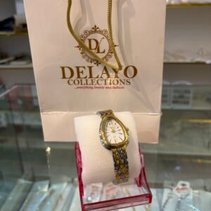 Sade two toned wristwatch